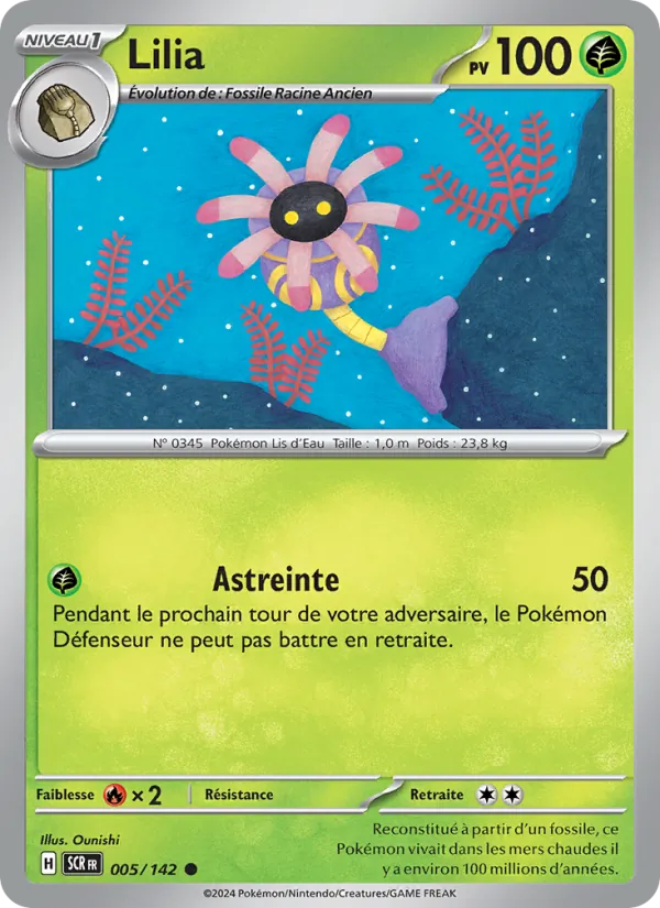 Lilia 5/142 — EV07 — Couronne Stellaire — Carte Pokémon française