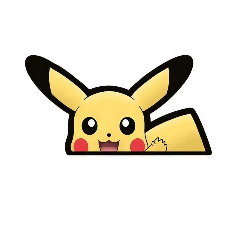 Autocollants amusants pour vitres de voiture Pokémon