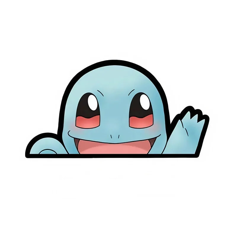 Autocollants amusants pour vitres de voiture Pokémon