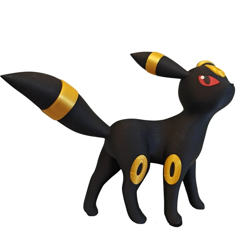 Grande figurine Pokémon Noctali (environ 22 x 24 cm)