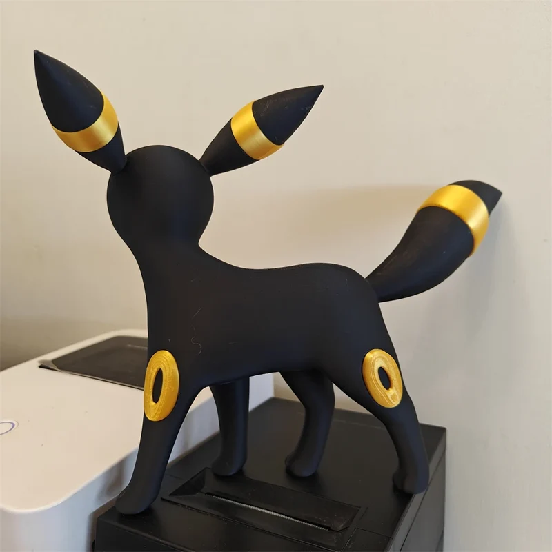 Grande figurine Pokémon Noctali (environ 22 x 24 cm)