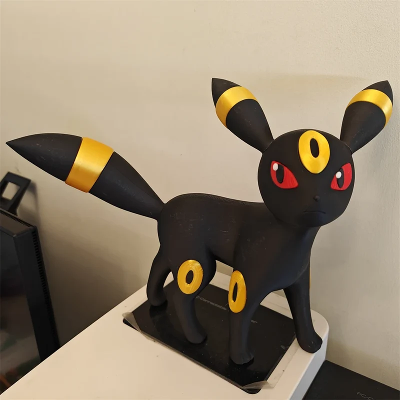 Grande figurine Pokémon Noctali (environ 22 x 24 cm)