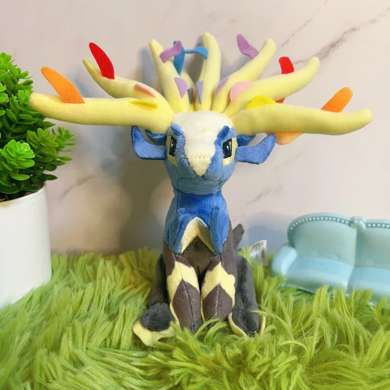 Peluche Pokémon Grand Xerneas (environ 12 cm)