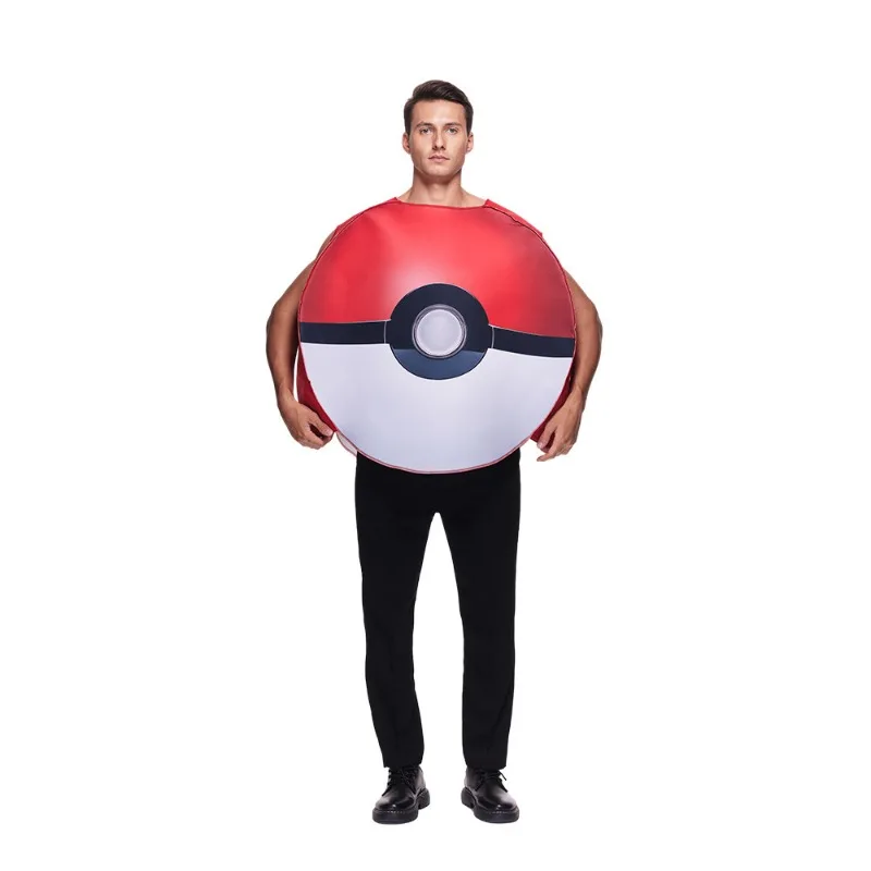 Costume Pokémon Pokéball Cosplay Carnaval Halloween Carnaval pour Adultes
