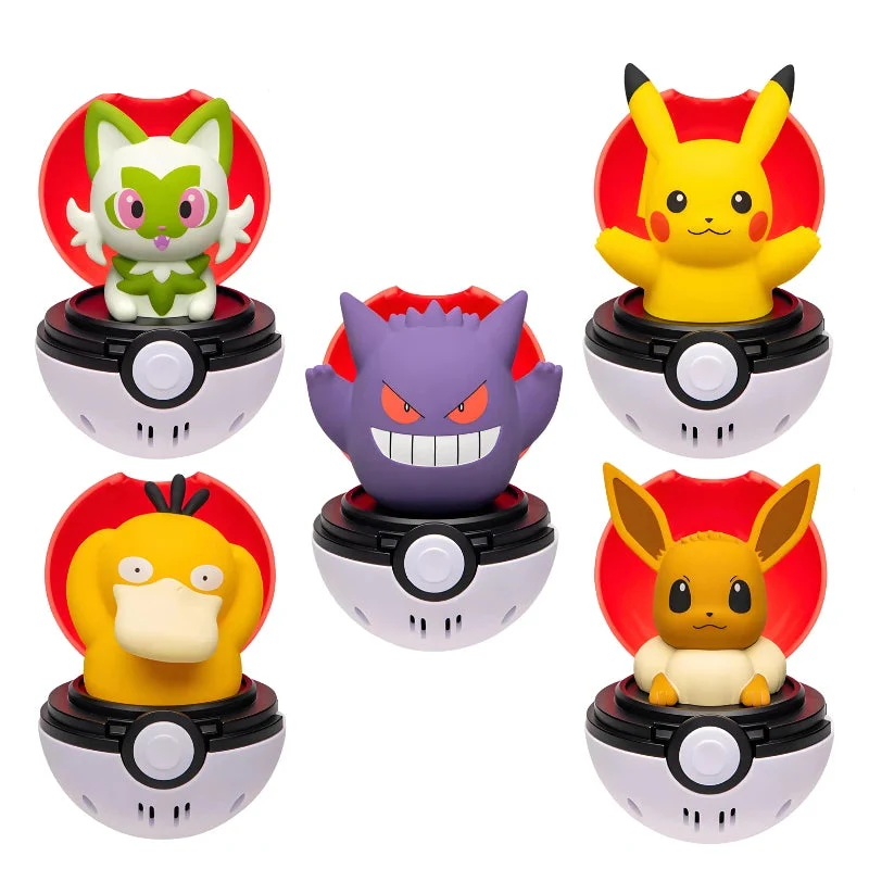 Appuyez et faites éclater Pokeball (Eevee, Gengar, Psyduck, Pikachu ou Felori)