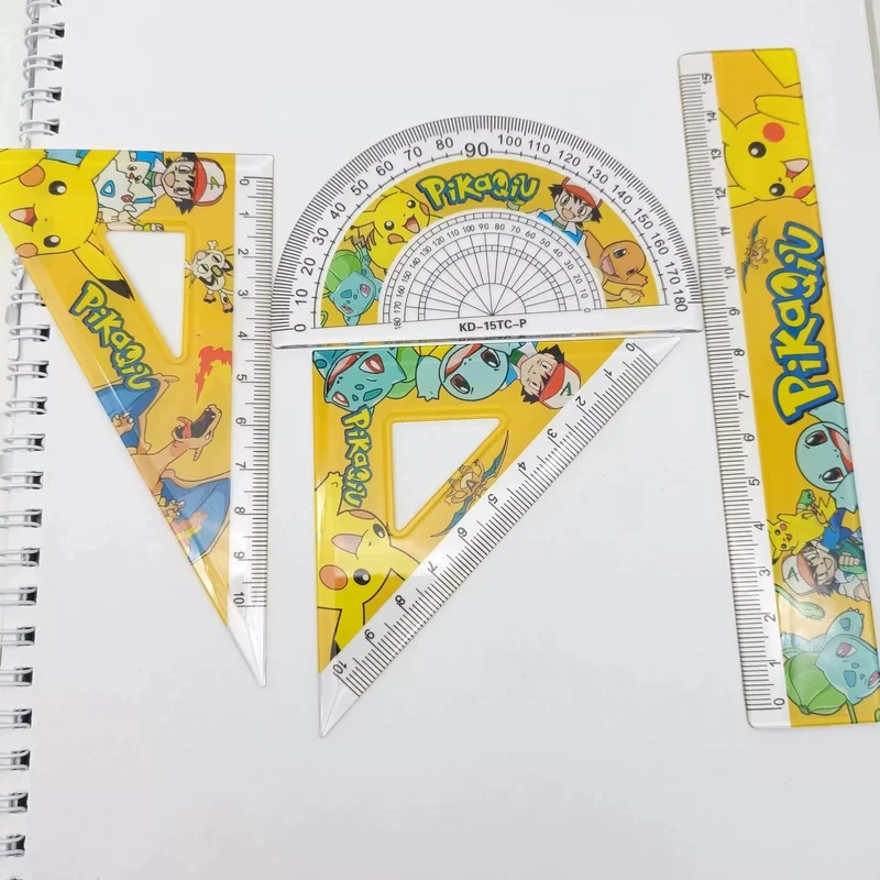 Ensemble de règles Pokémon pour l'école et les loisirs (4 pièces)