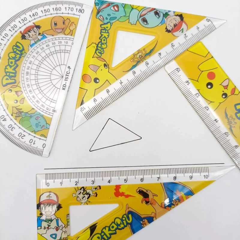 Ensemble de règles Pokémon pour l'école et les loisirs (4 pièces)