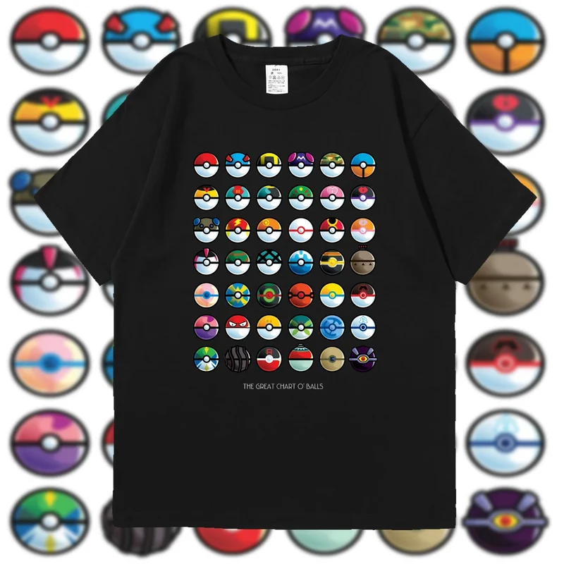 T-shirt Pokémon avec collection Poké Ball