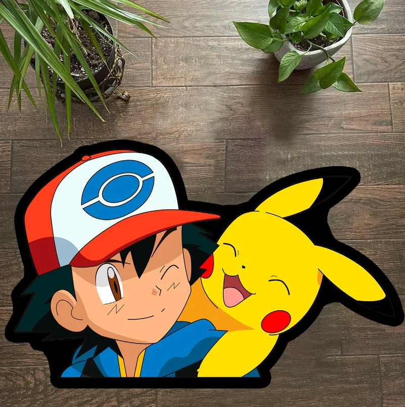 Tapis mignon Ash Ketchum Pikachu