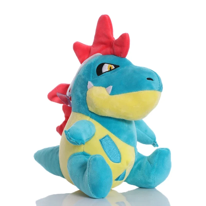 Peluche Pokémon Tyracroc Croconaw à collectionner et avec laquelle jouer (environ 20 cm)