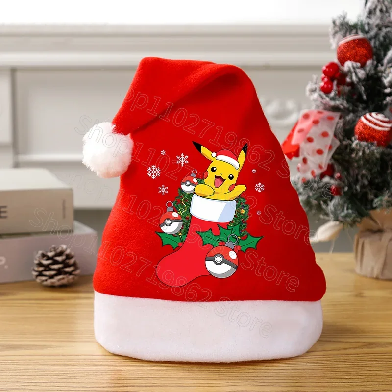 Chapeau Pokémon Pikachu de Noël pour enfants ou adultes