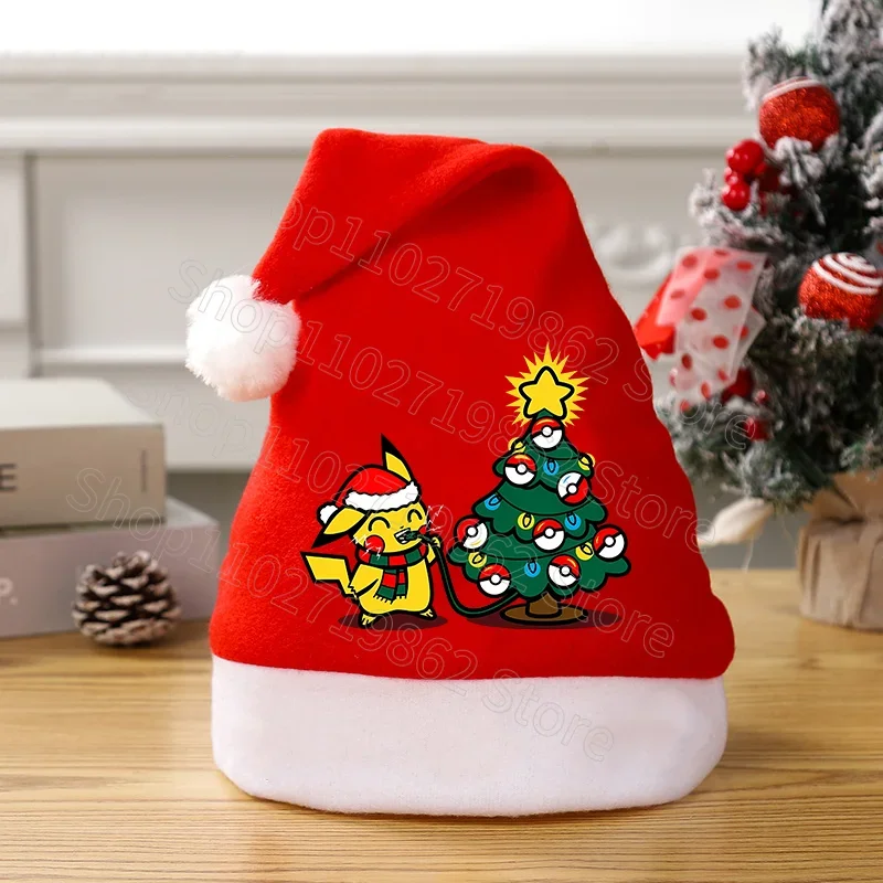 Chapeau Pokémon Pikachu de Noël pour enfants ou adultes