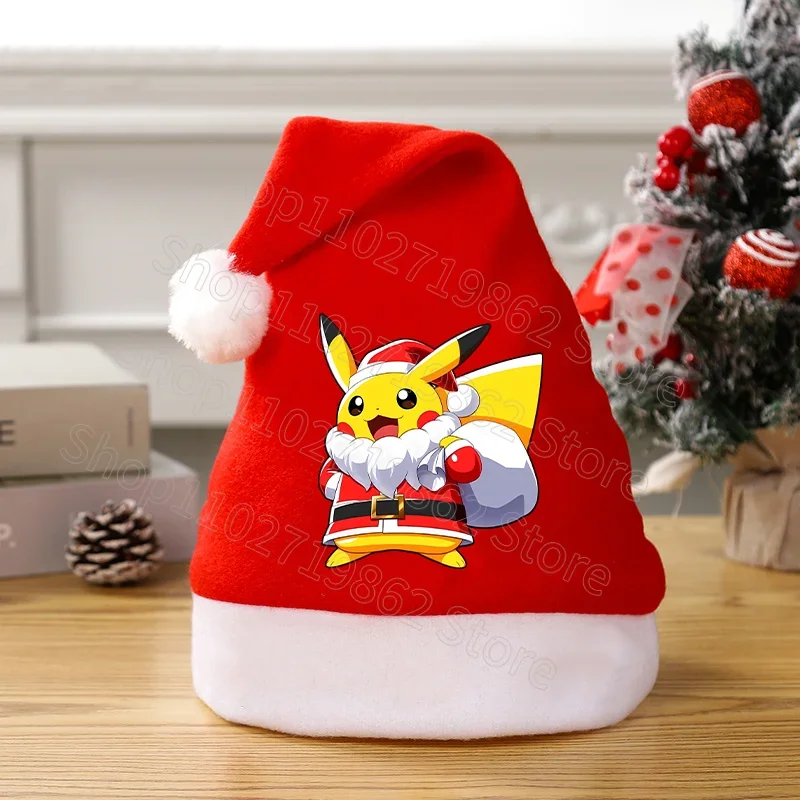 Chapeau Pokémon Pikachu de Noël pour enfants ou adultes