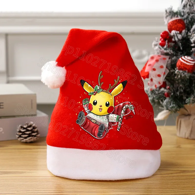 Chapeau Pokémon Pikachu de Noël pour enfants ou adultes