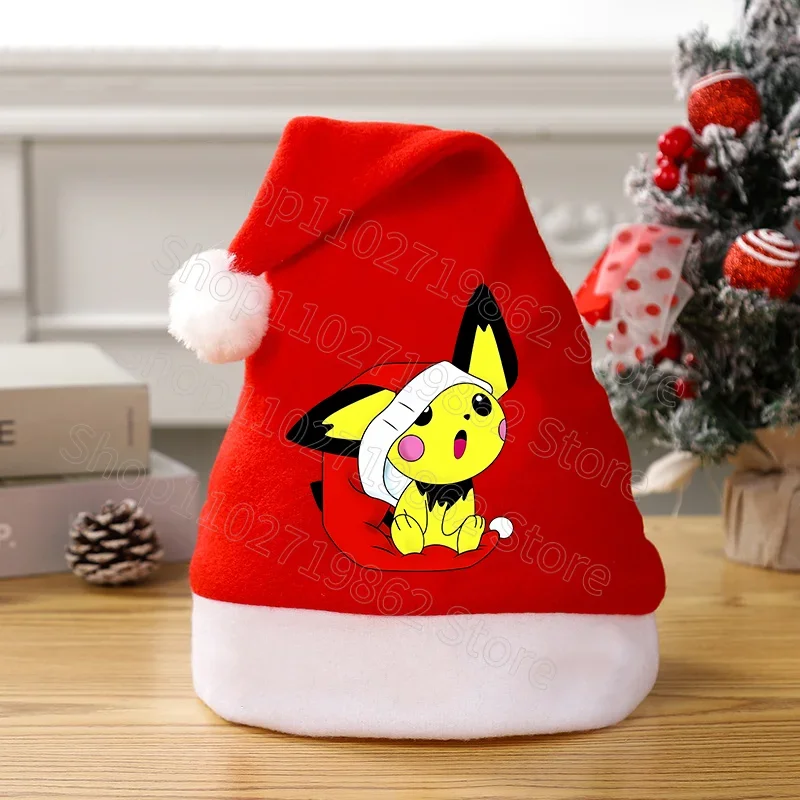 Chapeau Pokémon Pikachu de Noël pour enfants ou adultes