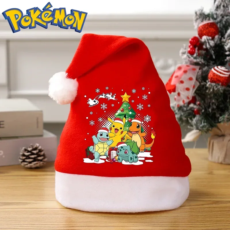 Chapeau Pokémon Pikachu de Noël pour enfants ou adultes