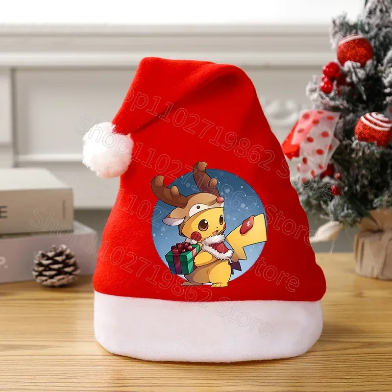 Chapeau Pokémon Pikachu de Noël pour enfants ou adultes