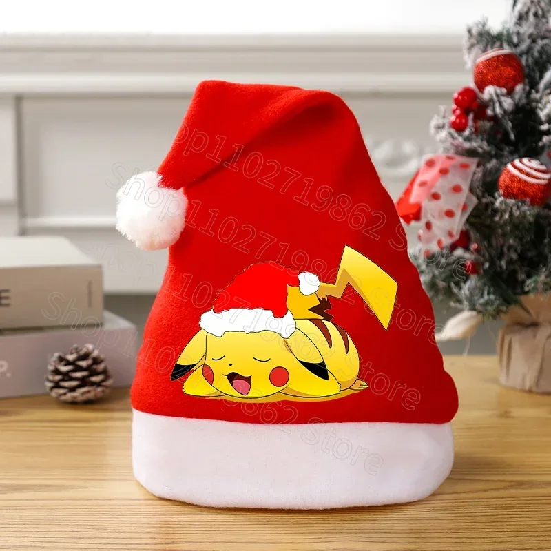 Chapeau Pokémon Pikachu de Noël pour enfants ou adultes
