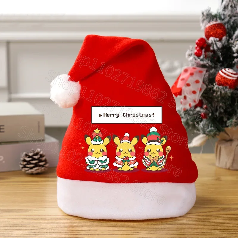 Chapeau Pokémon Pikachu de Noël pour enfants ou adultes