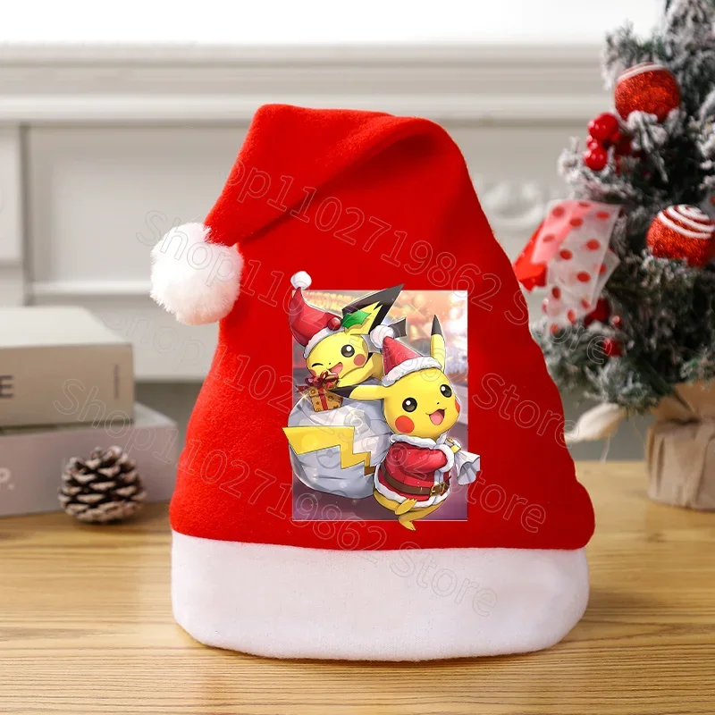 Chapeau Pokémon Pikachu de Noël pour enfants ou adultes