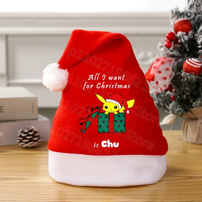 Chapeau Pokémon Pikachu de Noël pour enfants ou adultes