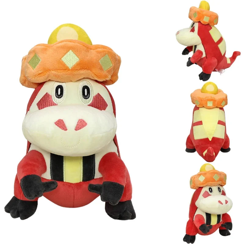 Peluche Pokémon Lokroko Crocalor (environ 23 cm)