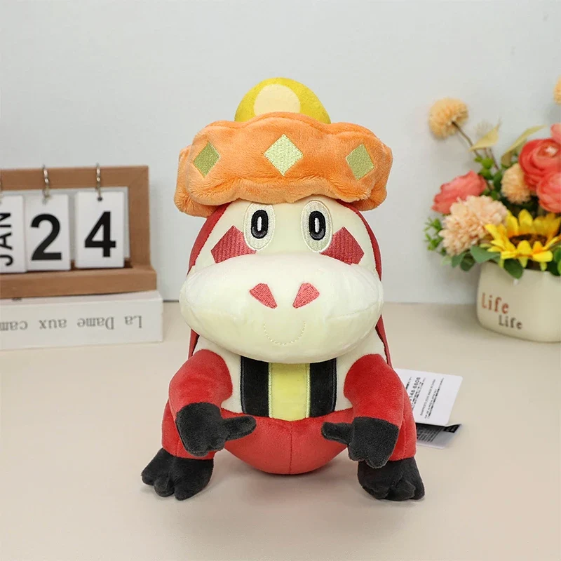 Peluche Pokémon Lokroko Crocalor (environ 23 cm)