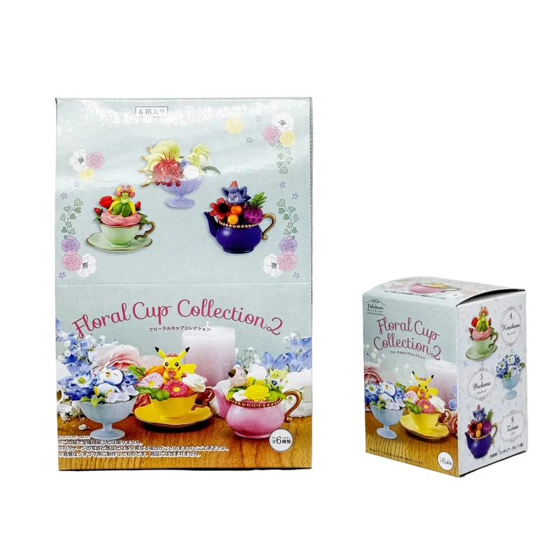 Collection de coupes fleuries Pokémon (6 pièces)