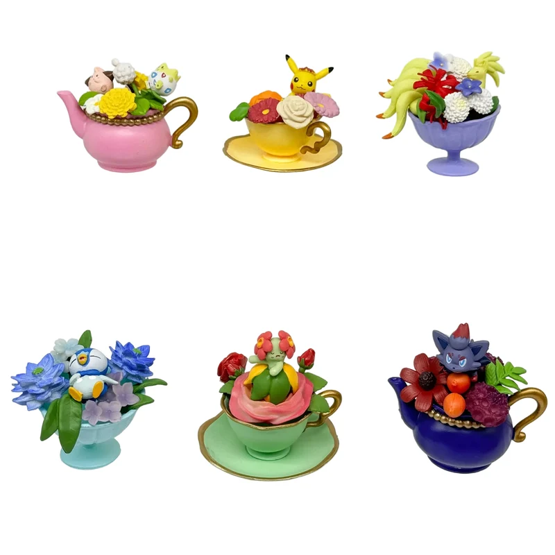 Collection de coupes fleuries Pokémon (6 pièces)