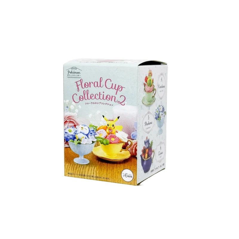 Collection de coupes fleuries Pokémon (6 pièces)