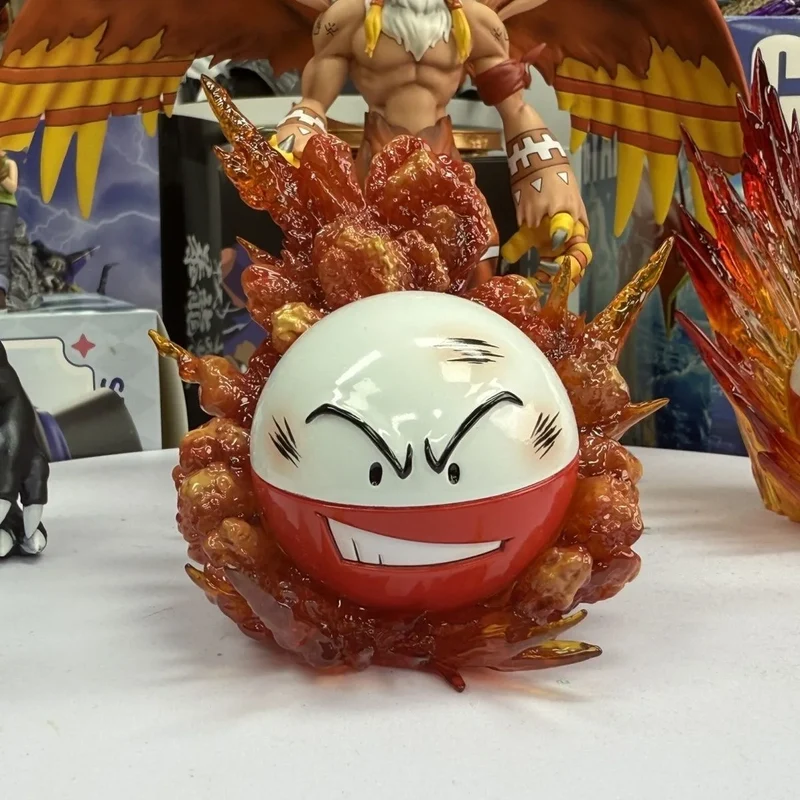 Ensemble de figurines Pokémon Electrobal et Voltobal Voltorb (environ 10 cm / 3 cm)