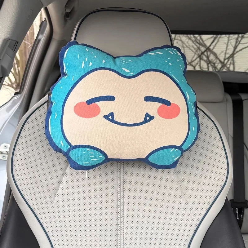 Oreiller cervical pour voiture Gengar ou Relaxo Snorlax
