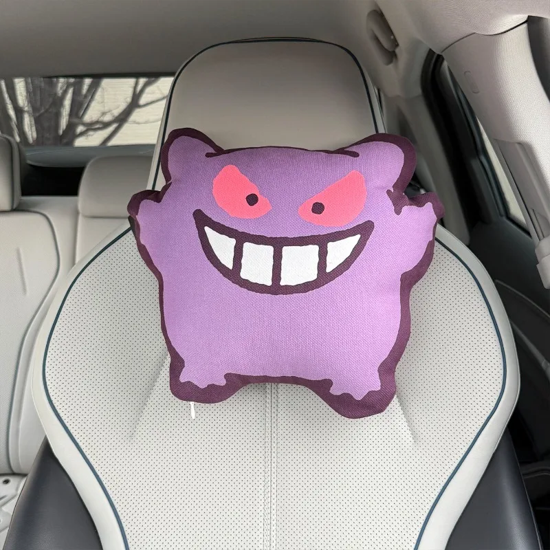 Oreiller cervical pour voiture Gengar ou Relaxo Snorlax