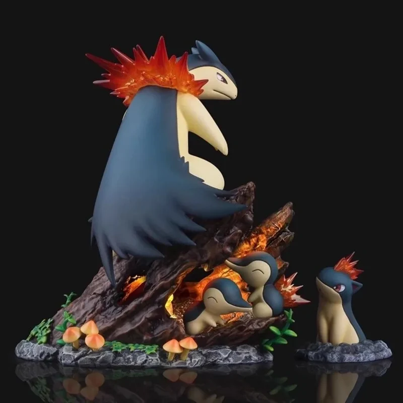 Ensemble de figurines Tornupto Typhlosion (environ 13 cm)