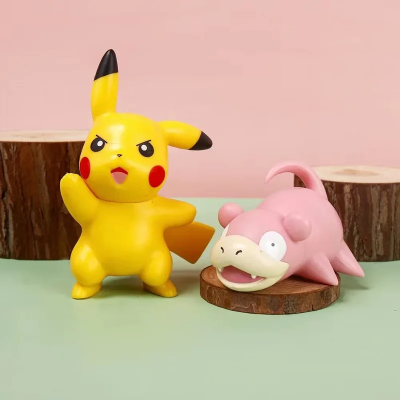 Ensemble de 6 figurines Pokémon avec Pikachu, Carapuce, Raichu, Tragosso, Flegmon et Charmander