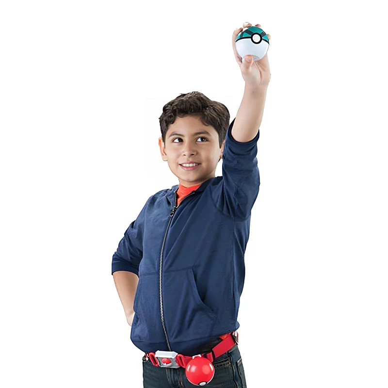 Ceinture d'entraîneur Pokémon avec figurine Évoli et 2 jouets Pokéball