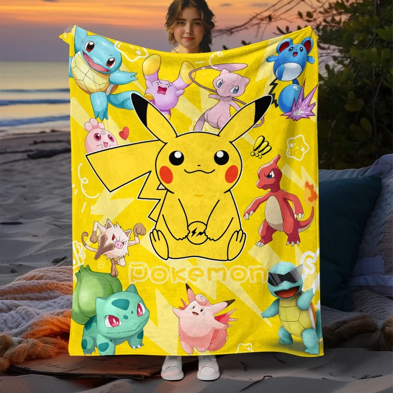 Couvertures douillettes aux motifs Pokémon pour se blottir et se sentir bien