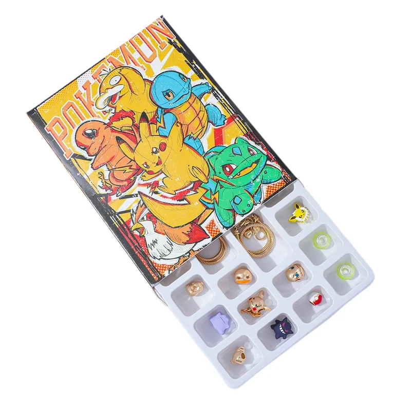 Calendrier de l'Avent Pokémon avec bracelet et breloques
