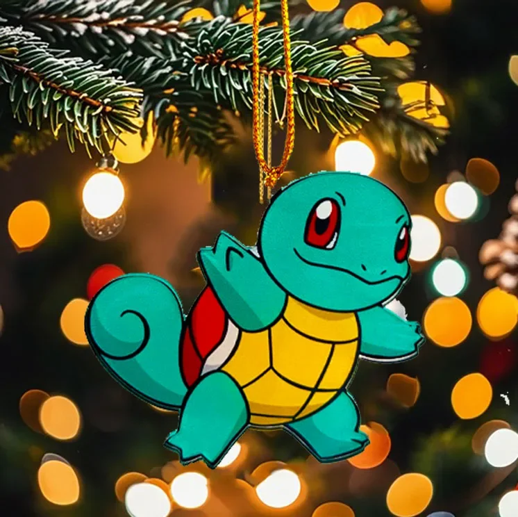 Décoration de sapin de Noël au look Pokémon (Ectoplasma, Pikachu, Carapuce, Salamèche ou Jigglypuff)