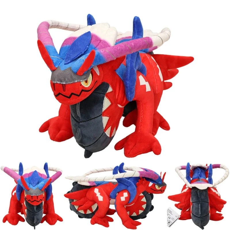 Peluche Pokémon Koraidon ou Miraidon en mode conduite (environ 30 cm)