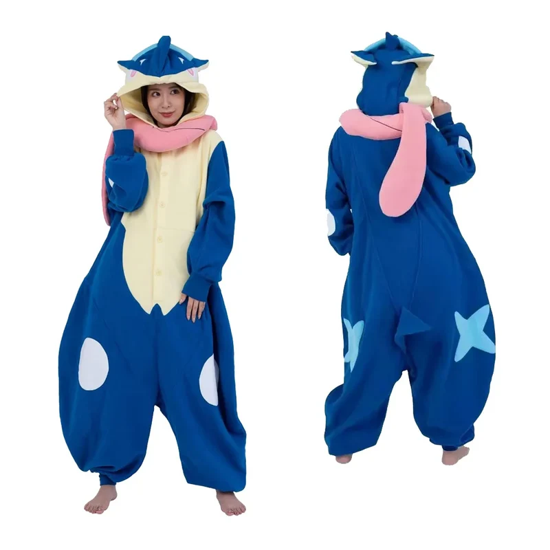 Costume de cosplay pyjama Kigurumi Greninja Onesie pour adultes