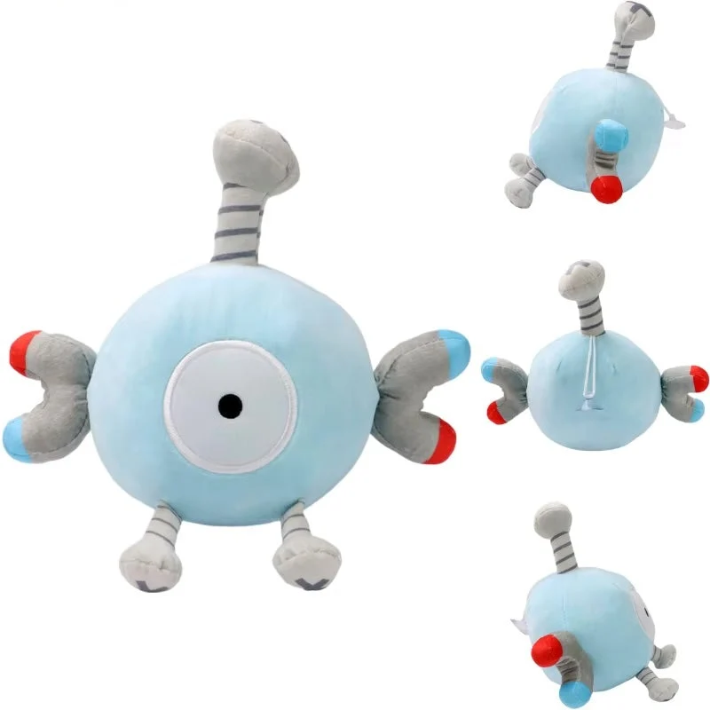 Peluche Pokémon Magnetilo Magnemite (environ 30x17x17cm)