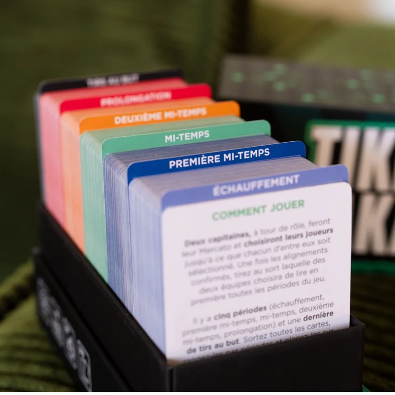 Tiki Taka : jeu de cartes football à offrir aux fans de foot