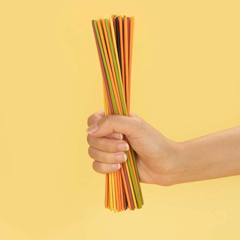 Jeu d'adresse Mikado Spaghetti en bambou - Trompe-l'œil pâtes