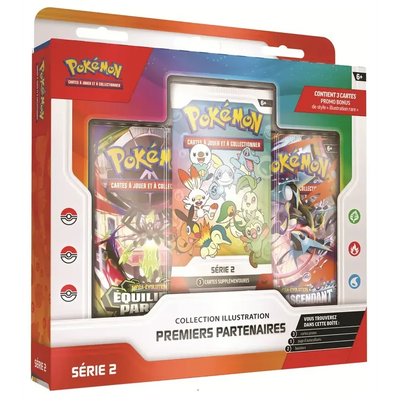 Pack Pokémon Premiers Partenaires Série 2 FR – Mini Snap + Sleeves Clairière Enchantée