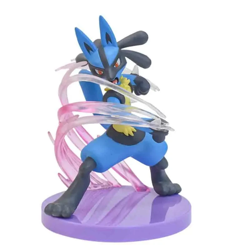 Figurine Pokémon Lucario (environ 13 cm)