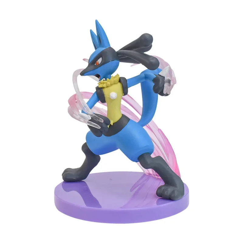 Figurine Pokémon Lucario (environ 13 cm)
