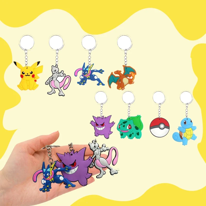 Porte-clés pendentifs Pokémon en packs de 8 ou 16