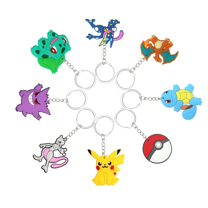 Porte-clés pendentifs Pokémon en packs de 8 ou 16