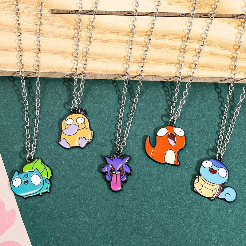 Colliers Pokémon amusants, Bulbizarre, Psykokuck, Ectoplasma, Salamèche ou Carapuce